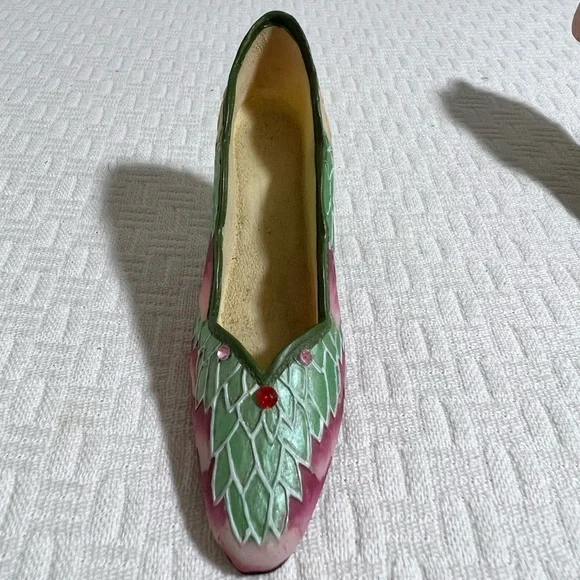 Vintage Just The Right Shoe Miniature Mini Shoes Set of 2 Collectibles - Picture 9 of 9